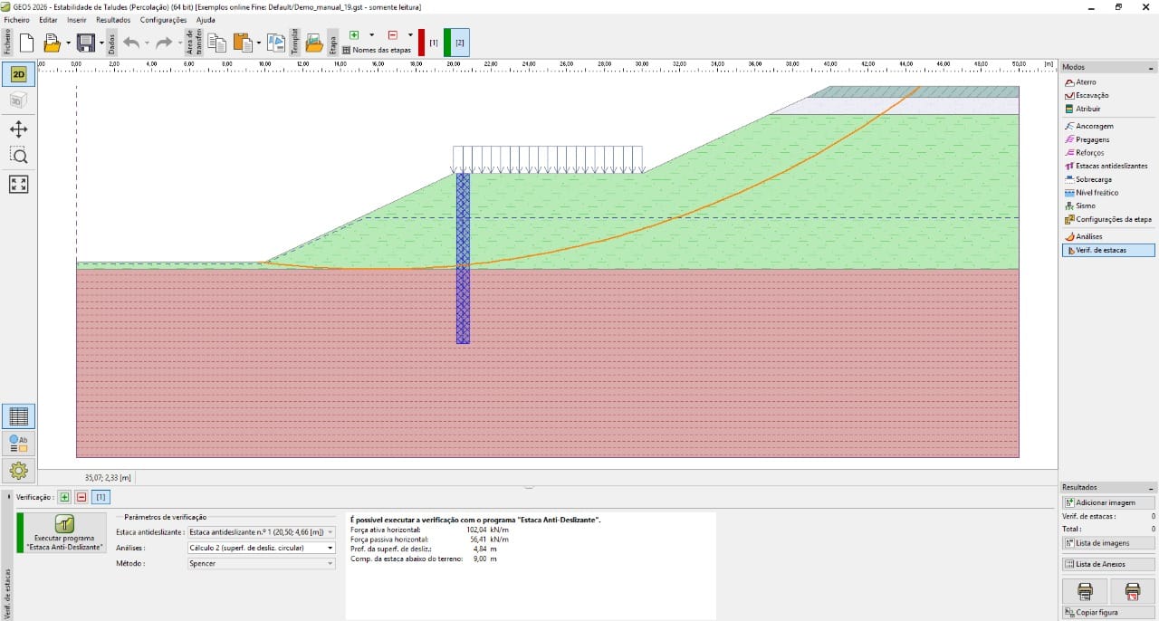 Interface GEO5 - Estabilidade de Taludes (4)